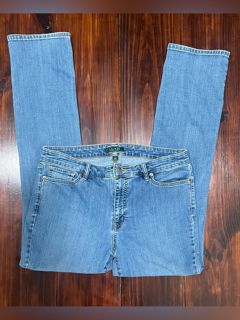 Lauren Ralph Lauren Premier Straight Jeans Size 14